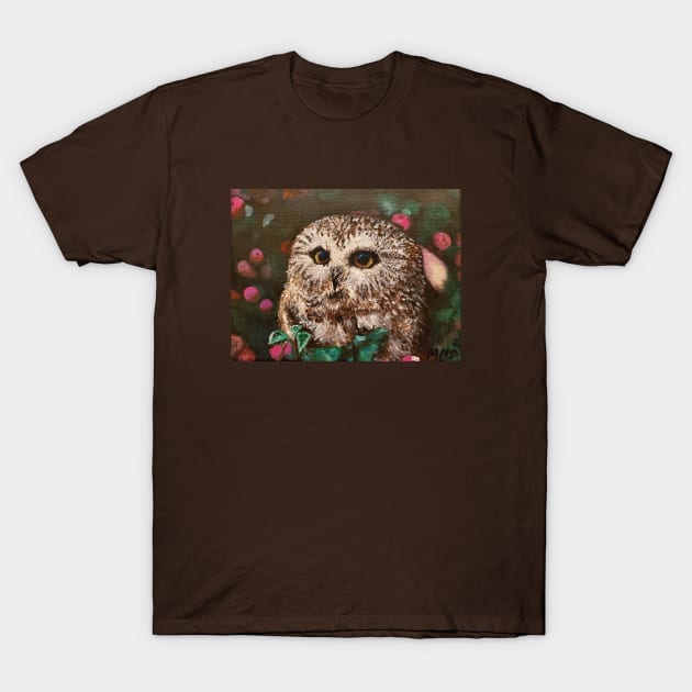 Baby Owl Painting T-Shirt by MadebyMeaghan